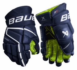 Bauer Vapor 3X Junior Hockey Gloves 15 Bauer Vapor 3X Junior Hockey Gloves -Hockey Supremacy 3X JR FRONT NAV1