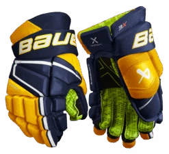 Bauer Vapor 3X Junior Hockey Gloves 21 Bauer Vapor 3X Junior Hockey Gloves -Hockey Supremacy 3X JR FRONT NVG2