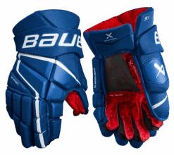 Bauer Vapor 3X Intermediate Hockey Gloves -Hockey Supremacy 3X SR FRONT BLU2 56337bea ff75 4360 b6d7 aed68a7530da