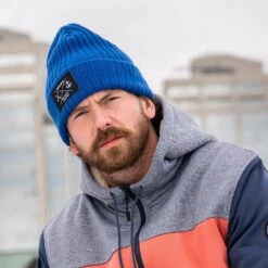 Bauer X East Coast Lifestyle Rib Patch Beanie -Hockey Supremacy 660381 BLU 02