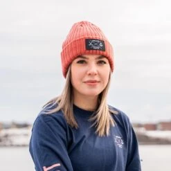 Bauer X East Coast Lifestyle Rib Patch Beanie -Hockey Supremacy 660381 RED 02