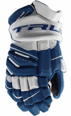 True Hockey True Catalyst 7X Junior Hockey Gloves -Hockey Supremacy CT7xGlove Royal White