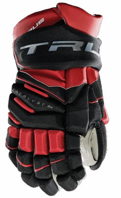 True Hockey True Catalyst 9X Junior Hockey Gloves -Hockey Supremacy CT9xGlove Black Red 1