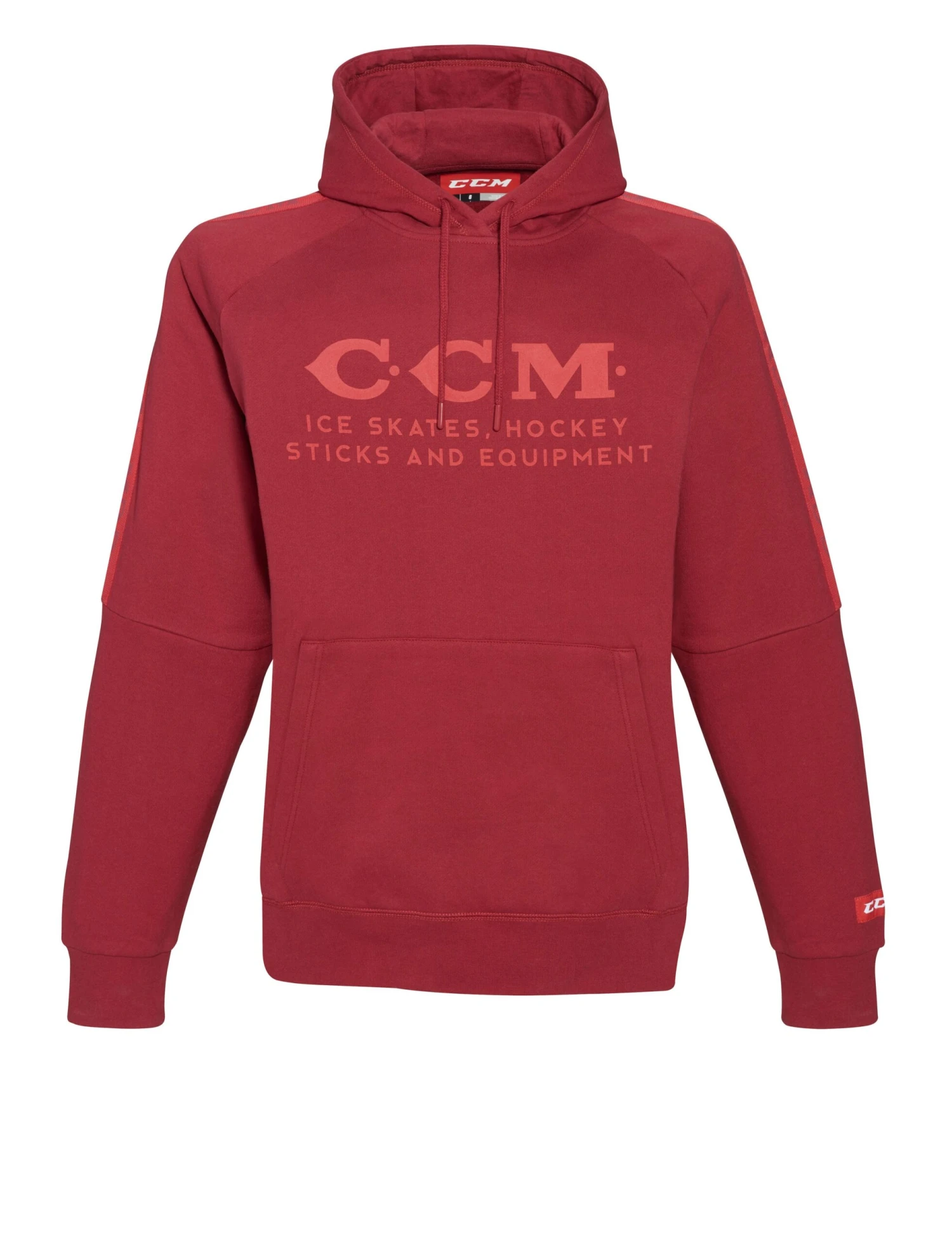 CCM Heritage Logo Fleece Hood Adult 3 CCM Heritage Logo Fleece Hood Adult