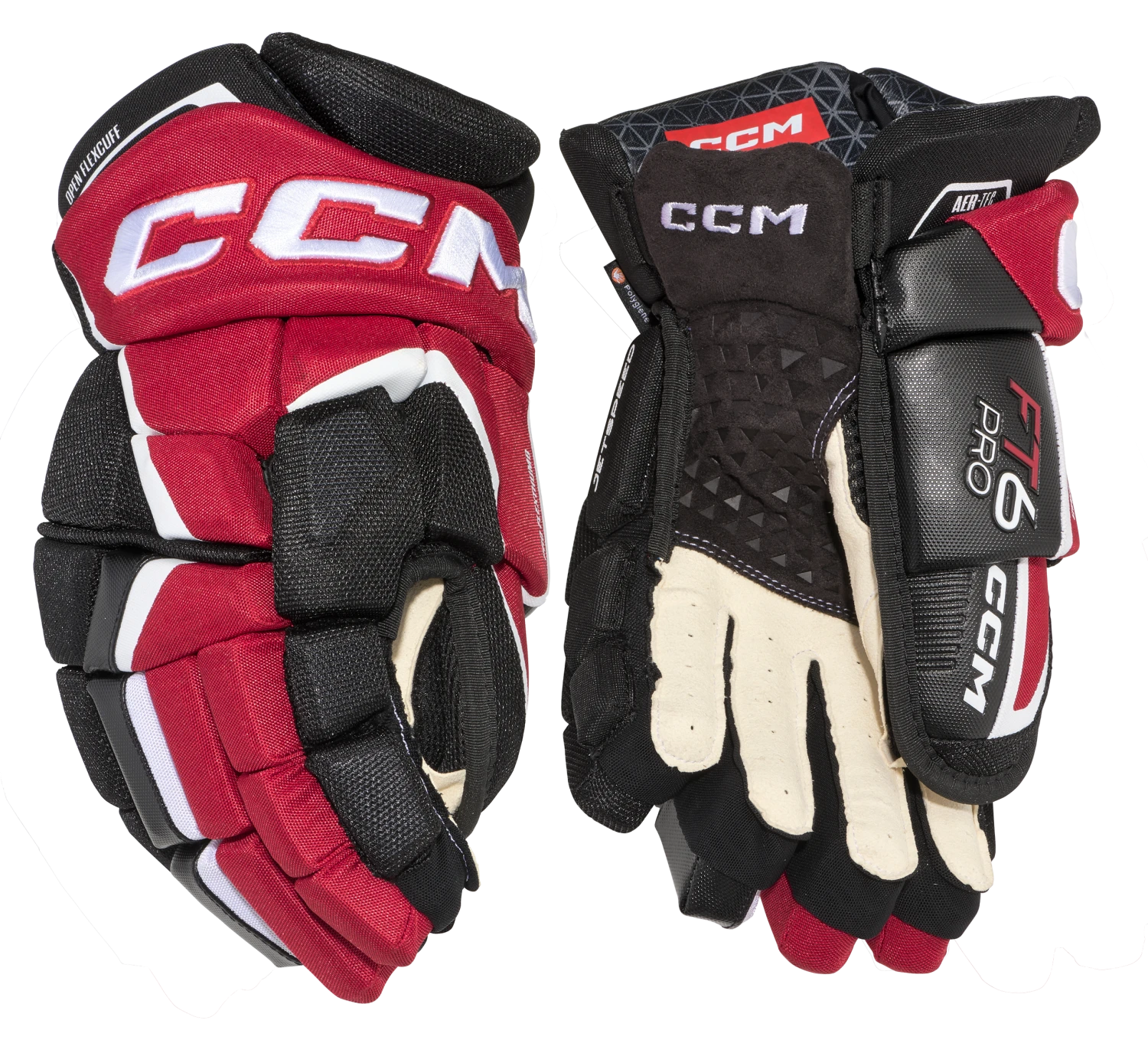 CCM JetSpeed FT6 Pro Senior Hockey Gloves 3 CCM JetSpeed FT6 Pro Senior Hockey Gloves
