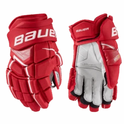 Bauer Supreme Ultrasonic Senior Hockey Gloves 13 Bauer Supreme Ultrasonic Senior Hockey Gloves -Hockey Supremacy SUPREMEULTRASONICGloveSenior RED