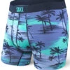 SAXX Ultra Boxer Brief Blue Palm Sunset
