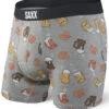 SAXX Vibe Boxer Brief Grey Beer Cheers -Hockey Supremacy SXBM35 BEC