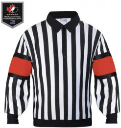 Force Men's Pro Sewn-In Armbands Referee Jersey -Hockey Supremacy mprr