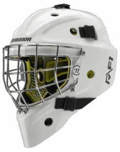 Warrior RF1 Junior Goalie Mask -Hockey Supremacy rf1jm0wh war 01 i