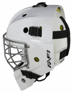 Warrior RF1 Junior Goalie Mask -Hockey Supremacy rf1jm0wh war 03 i
