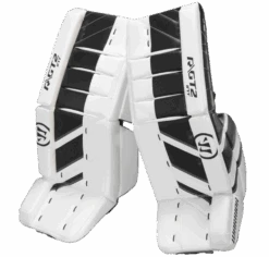 Warrior Ritual GT2 Intermediate Goalie Pads (w/ Knee Pads) -Hockey Supremacy warrior ritual gt2 intermediate goalie pads black white