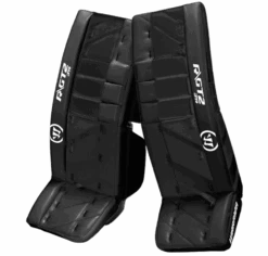 Warrior Ritual GT2 Junior Goalie Pads (w/ Knee Pads) -Hockey Supremacy warrior ritual gt2 junior goalie pads black
